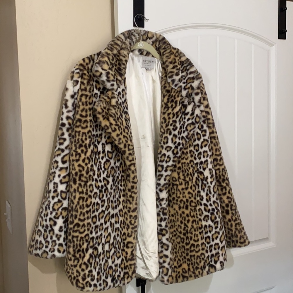 Hayden Leopard Fur Jacket